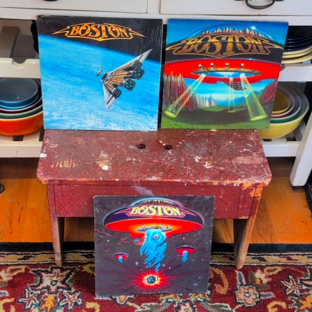 💥SOLD💥Boston Authentic Vintage Vinyl Record's🔥Huge Bundle Sale🔥